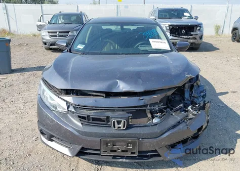 2018 Honda Civic Ex-L from USA, damaged, VIN JHMFC1F78JX028955